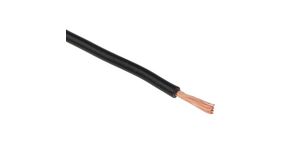 Stranded Wire PVC 2.5mm² Annealed Copper Black H07V-K 100m